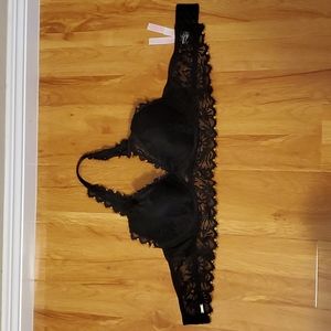 PINK VICTORIA'S SECRET LACE BRALETTE.